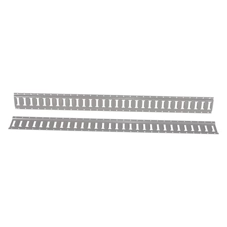 Vestil E-TRACK 5 FOOT GRAY, PK2 E-TRK-5-GY-2PK
